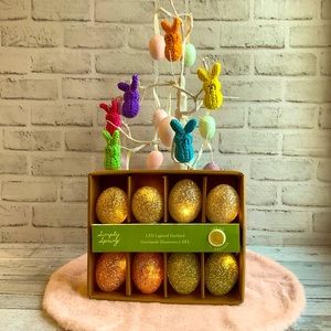 Simply Spring LED Lighted Beaded Garland